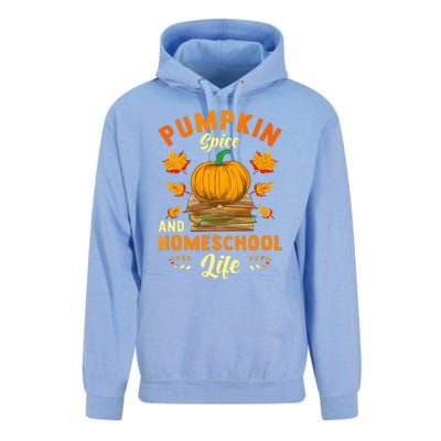 Pumpkin Spice And Homeschool Life Funny Halloween Unisex Surf Hoodie