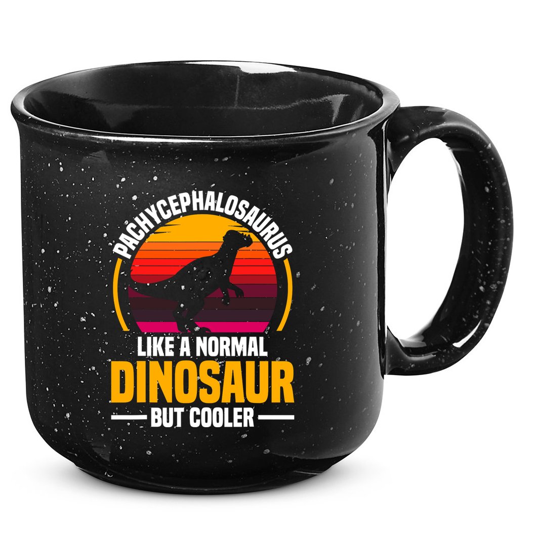 Pachycephalosaurus Stuffed Animal Dinosaur Toys Dino 15oz Campfire Ceramic Mug