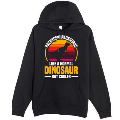 Pachycephalosaurus Stuffed Animal Dinosaur Toys Dino Premium Pullover Hoodie