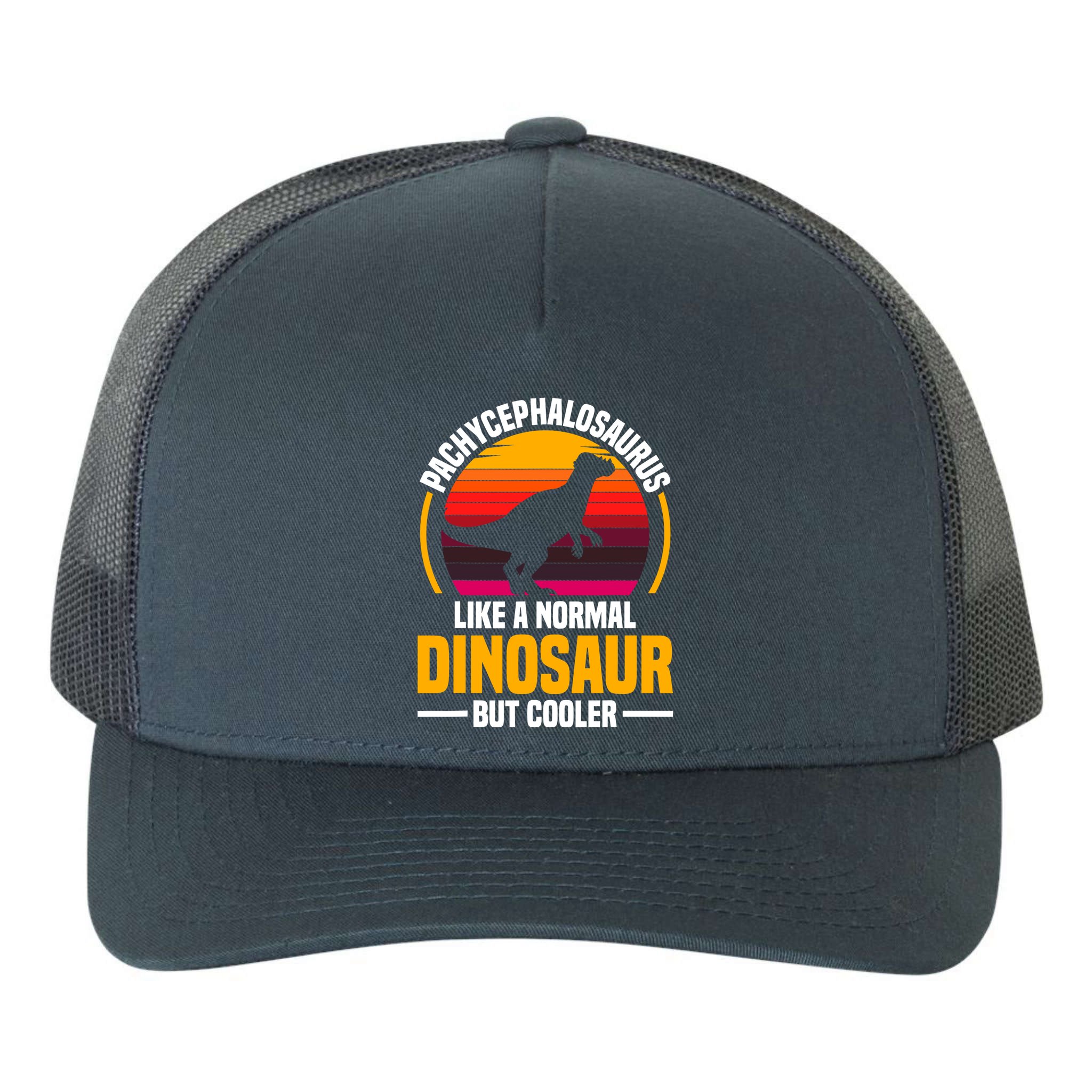 Pachycephalosaurus Stuffed Animal Dinosaur Toys Dino Yupoong Adult 5-Panel Trucker Hat