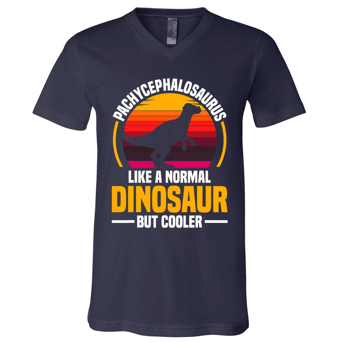 Pachycephalosaurus Stuffed Animal Dinosaur Toys Dino V-Neck T-Shirt