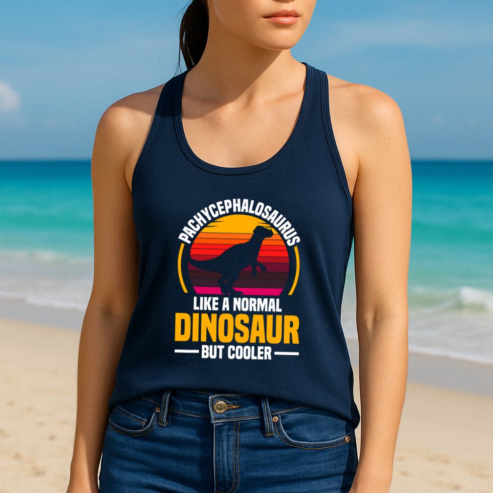 Pachycephalosaurus Stuffed Animal Dinosaur Toys Dino Womens Tank Top