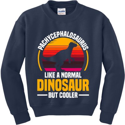 Pachycephalosaurus Stuffed Animal Dinosaur Toys Dino Kids Sweatshirt