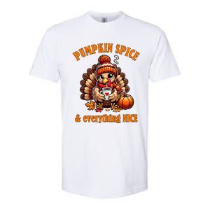 Pumpkin Spice And Everything Nice Thanksgiving Women Softstyle CVC T-Shirt