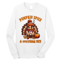 Pumpkin Spice And Everything Nice Thanksgiving Women Long Sleeve Shirt