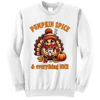 Pumpkin Spice And Everything Nice Thanksgiving Women Sweatshirt