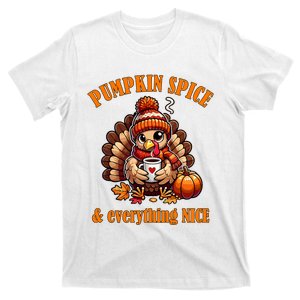 Pumpkin Spice And Everything Nice Thanksgiving Women T-Shirt