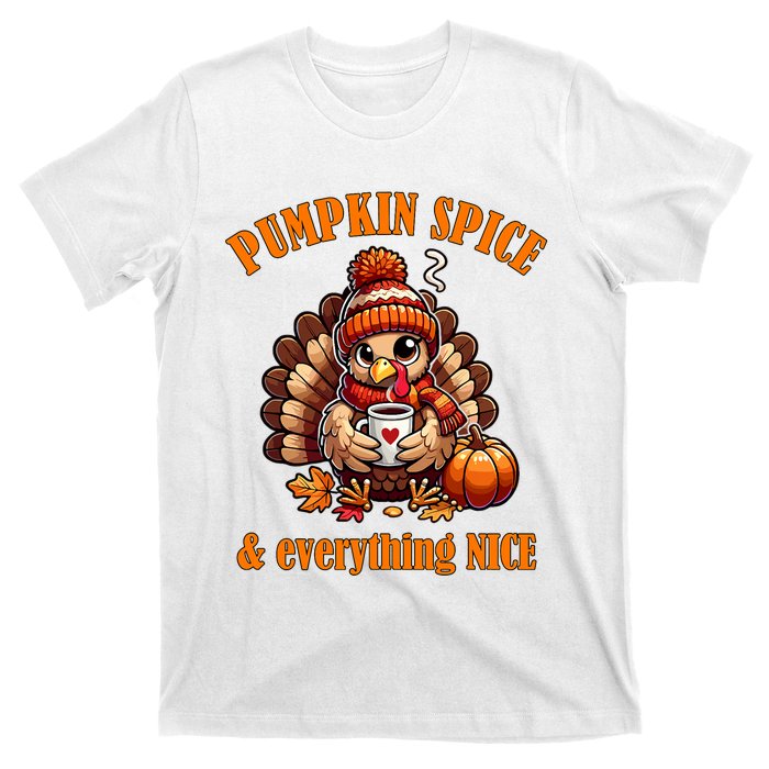 Pumpkin Spice And Everything Nice Thanksgiving Women T-Shirt