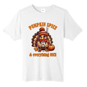 Pumpkin Spice And Everything Nice Thanksgiving Women Tall Fusion ChromaSoft Performance T-Shirt