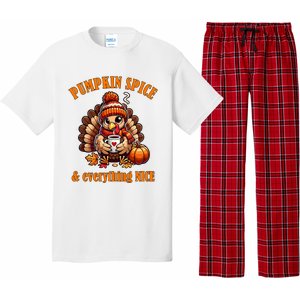 Pumpkin Spice And Everything Nice Thanksgiving Women Pajama Set