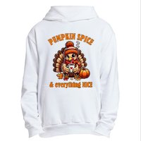 Pumpkin Spice And Everything Nice Thanksgiving Women Urban Pullover Hoodie