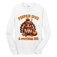 Pumpkin Spice And Everything Nice Thanksgiving Women Tall Long Sleeve T-Shirt