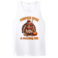 Pumpkin Spice And Everything Nice Thanksgiving Women PosiCharge Competitor Tank