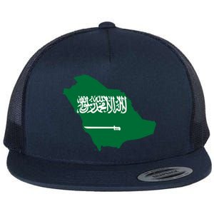 Proud Saudi Arabia For Saudi National Day Gift Flat Bill Trucker Hat