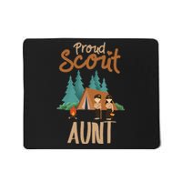 Proud Scout Aunt Camping Scout Scouting Leader Adventure Mousepad