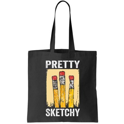 Pretty Sketchy Artist Pencils Sketch Sketching Paint Artist Bag
