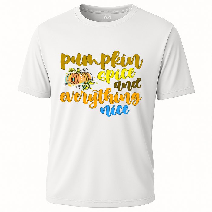 Pumpkin Spice And Everything Nice Halloween Cooling Performance Crew T-Shirt