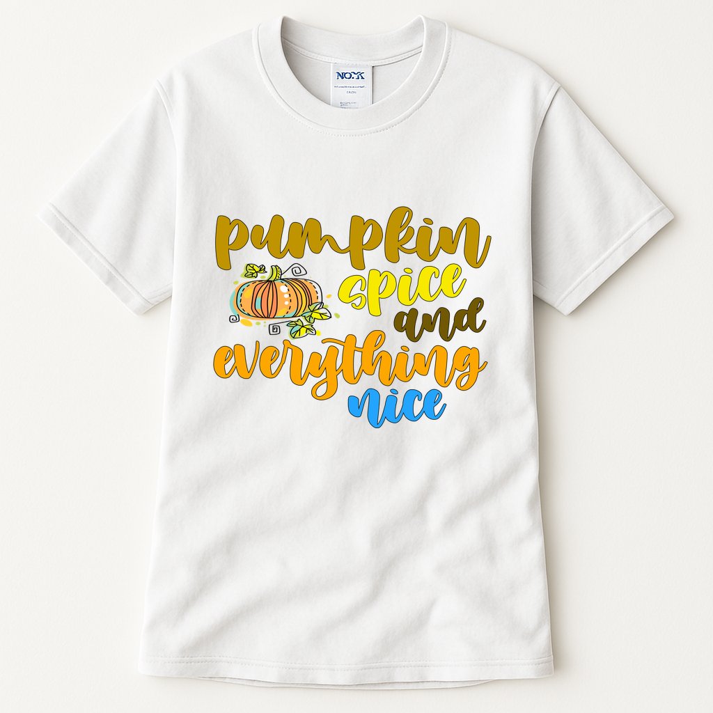 Pumpkin Spice And Everything Nice Halloween Tall T-Shirt