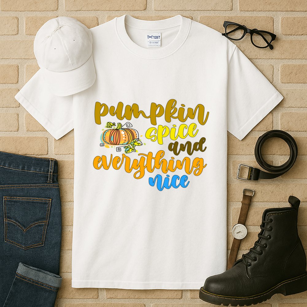Pumpkin Spice And Everything Nice Halloween Tall T-Shirt