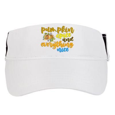 Pumpkin Spice And Everything Nice Halloween Adult Drive Performance Visor