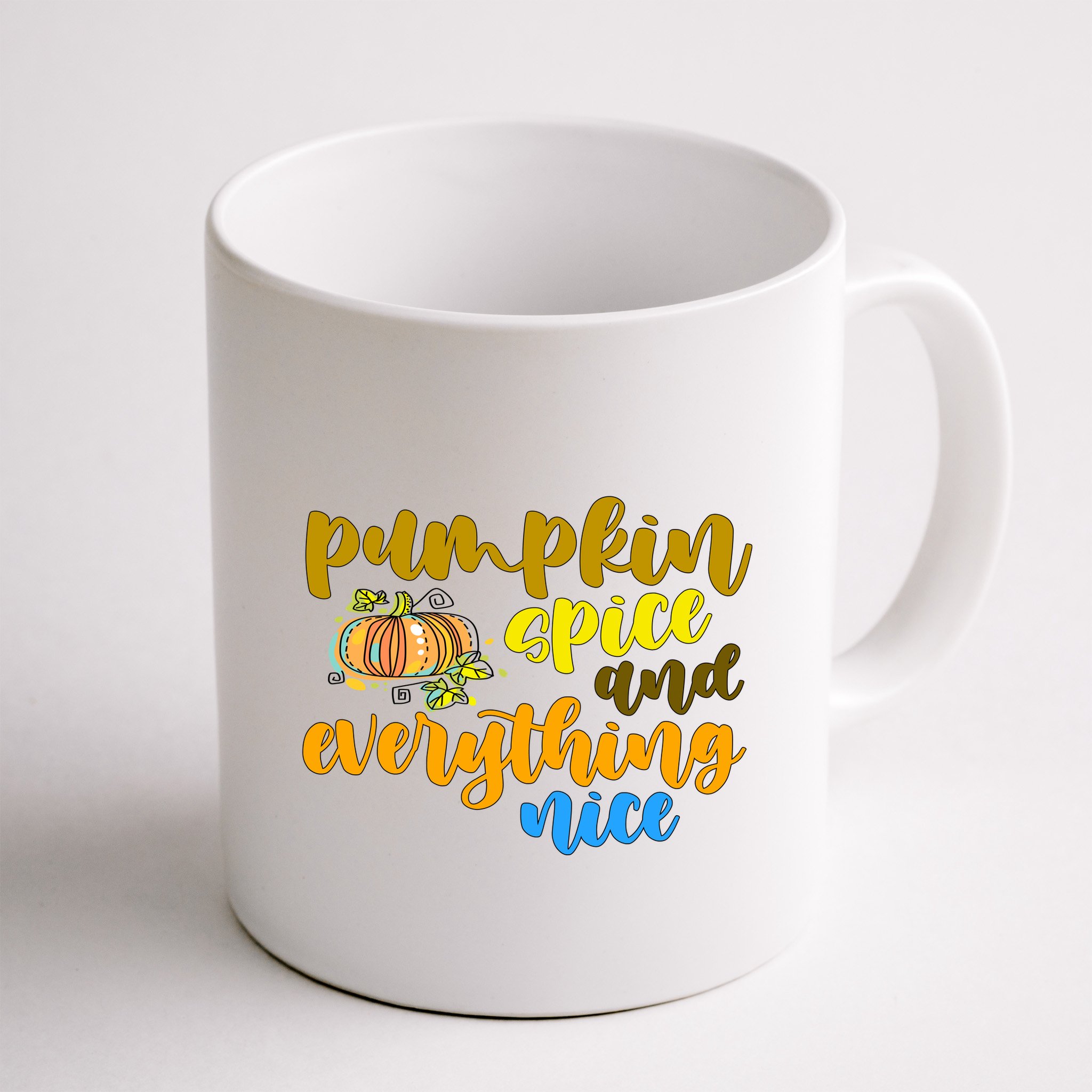 Pumpkin Spice And Everything Nice Halloween Mug