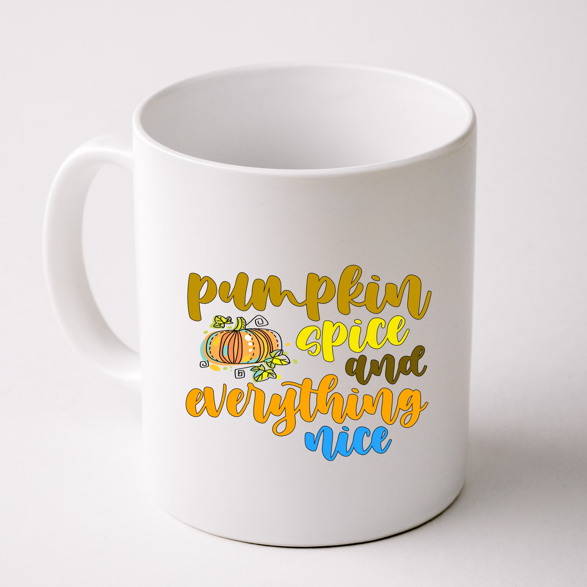 Pumpkin Spice And Everything Nice Halloween Mug