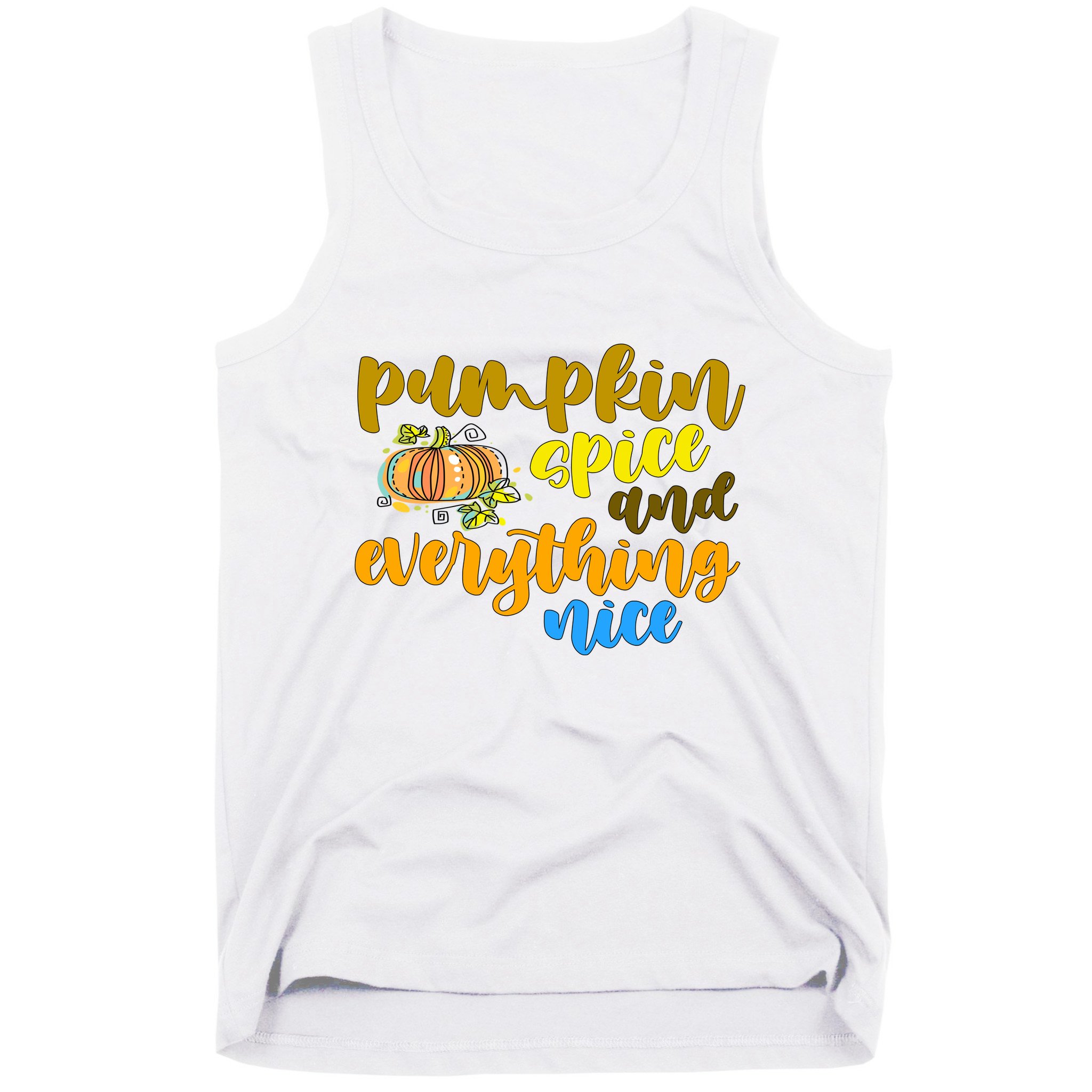 Pumpkin Spice And Everything Nice Halloween Tank Top