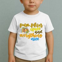 Pumpkin Spice And Everything Nice Halloween Toddler T-Shirt