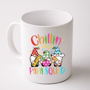 Para Squad Aka Teacher Christmas Chillin With My Gnomies Funny Gift Coffee Mug