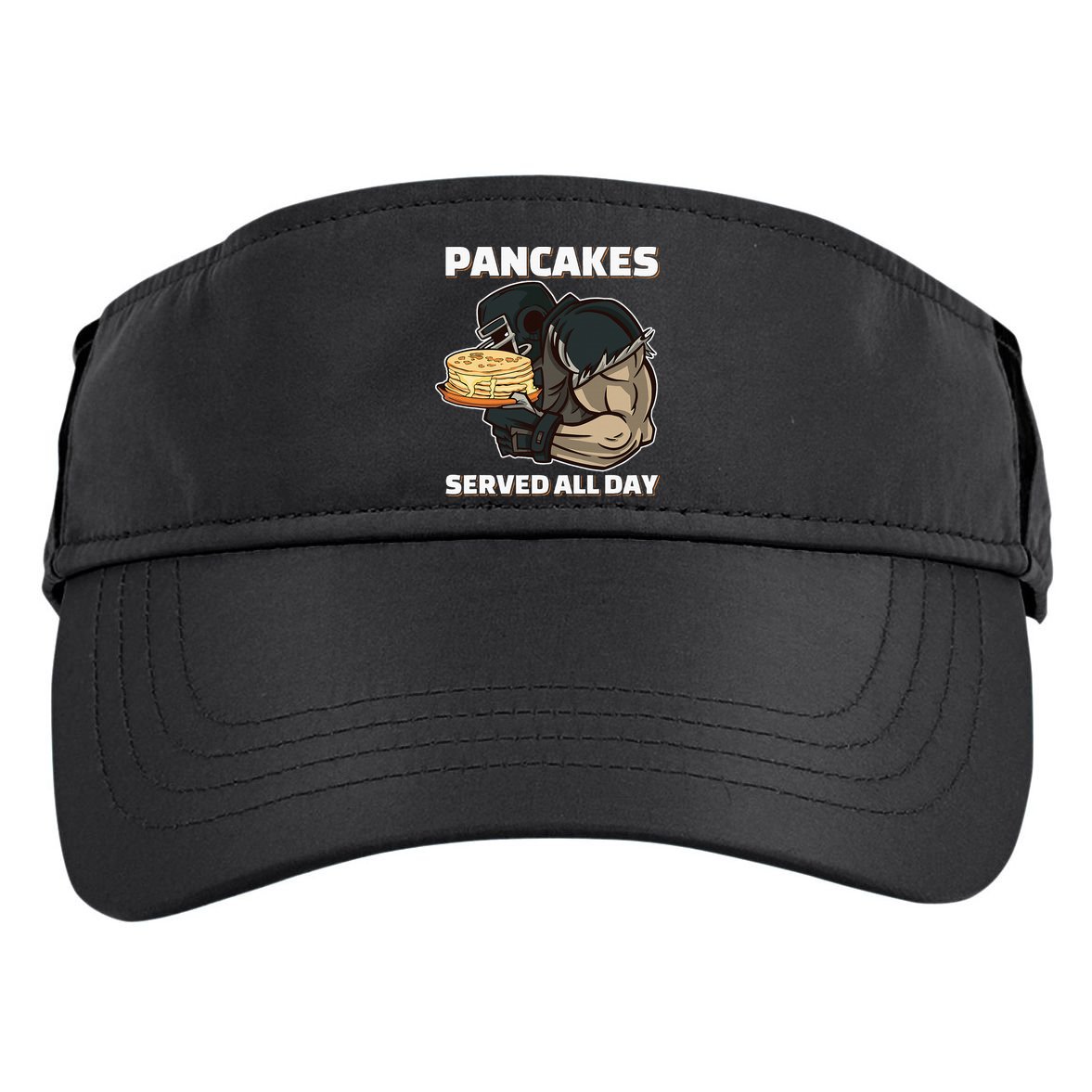 Pancakes Served All Day Football Offensive Lineman Pancake Adult Drive Performance Visor