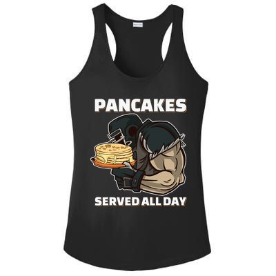 Pancakes Served All Day Football Offensive Lineman Pancake Ladies PosiCharge Competitor Racerback Tank