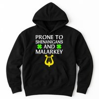Proneo Shenanigans And Malarkey Funny St Patrick's Day Hoodie