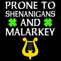 Proneo Shenanigans And Malarkey Funny St Patrick's Day Impact Tech Backpack