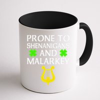 Proneo Shenanigans And Malarkey Funny St Patrick's Day Mug