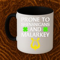 Proneo Shenanigans And Malarkey Funny St Patrick's Day Mug