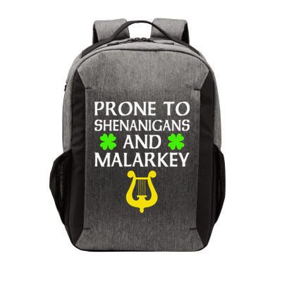 Proneo Shenanigans And Malarkey Funny St Patrick's Day Vector Backpack