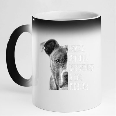 Pitbull Save A Pitbull Funny Dog Rescue Pitbull Mom Dad 11oz Black Color Changing Mug