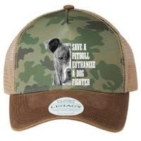Pitbull Save A Pitbull Funny Dog Rescue Pitbull Mom Dad Legacy Tie Dye Trucker Hat