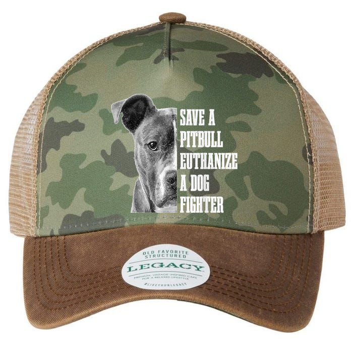 Pitbull Save A Pitbull Funny Dog Rescue Pitbull Mom Dad Legacy Tie Dye Trucker Hat