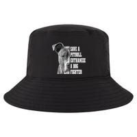 Pitbull Save A Pitbull Funny Dog Rescue Pitbull Mom Dad Cool Comfort Performance Bucket Hat