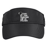 Pitbull Save A Pitbull Funny Dog Rescue Pitbull Mom Dad Adult Drive Performance Visor