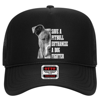 Pitbull Save A Pitbull Funny Dog Rescue Pitbull Mom Dad Trucker Hat