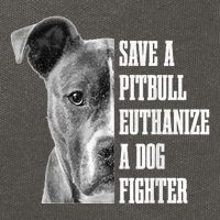 Pitbull Save A Pitbull Funny Dog Rescue Pitbull Mom Dad Cotton Canvas Backpack