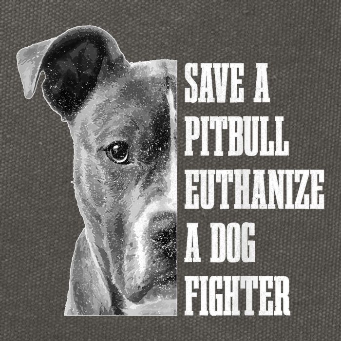 Pitbull Save A Pitbull Funny Dog Rescue Pitbull Mom Dad Cotton Canvas Backpack
