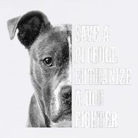 Pitbull Save A Pitbull Funny Dog Rescue Pitbull Mom Dad Garment-Dyed Sweatshirt