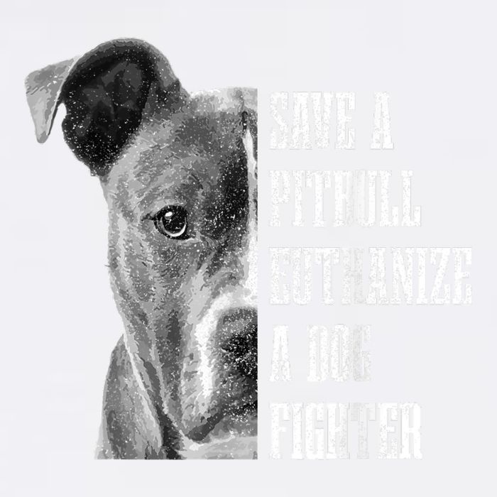 Pitbull Save A Pitbull Funny Dog Rescue Pitbull Mom Dad Garment-Dyed Sweatshirt