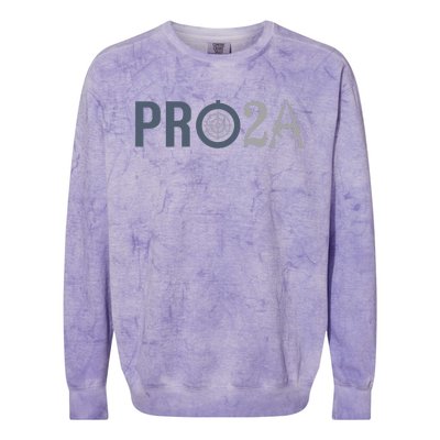 Pro Second Amendment Freedom Over Tyranny Colorblast Crewneck Sweatshirt