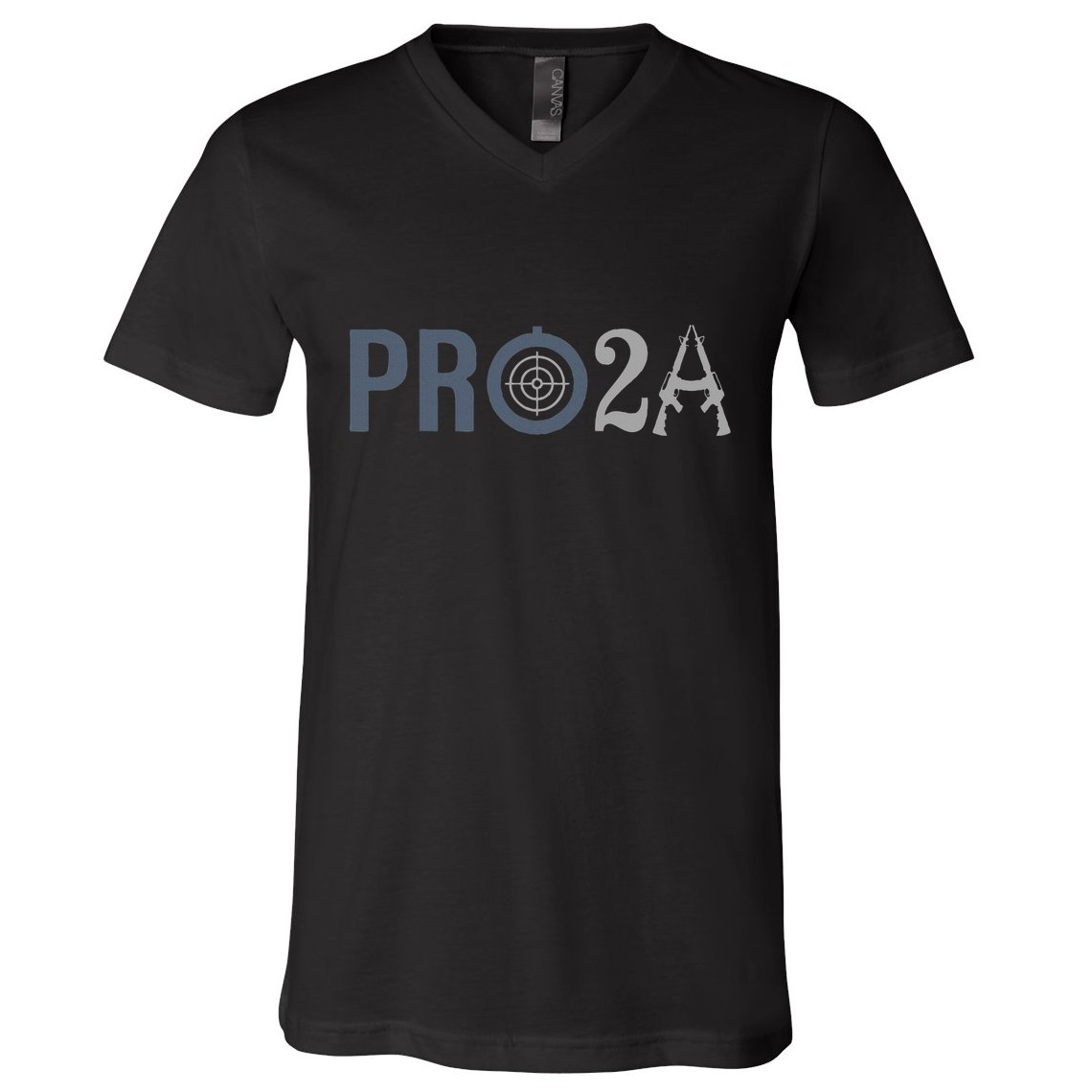 Pro Second Amendment Freedom Over Tyranny V-Neck T-Shirt