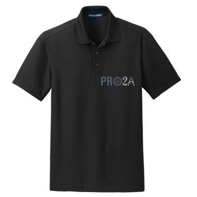 Pro Second Amendment Freedom Over Tyranny Dry Zone Grid Polo