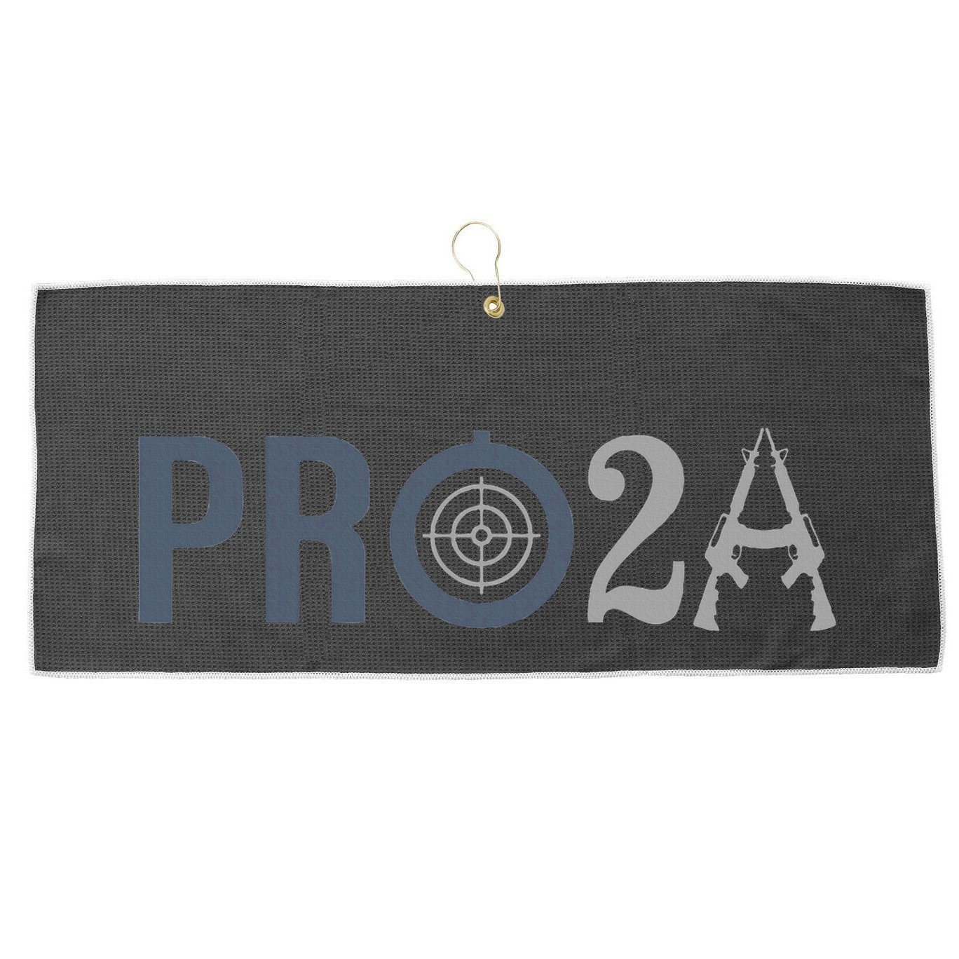 Pro Second Amendment Freedom Over Tyranny Large Microfiber Waffle Golf Towel